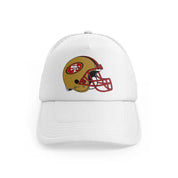 49ers Helmetwhitefront-view