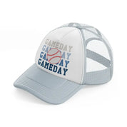 gameday grey trucker hat