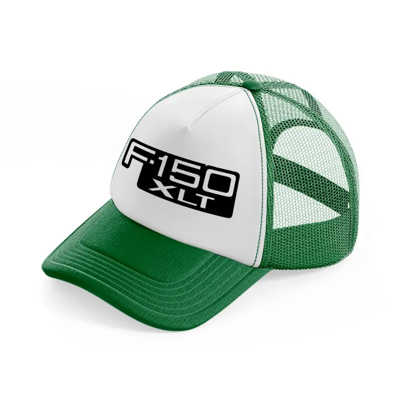 f.150 xlt green and white trucker hat