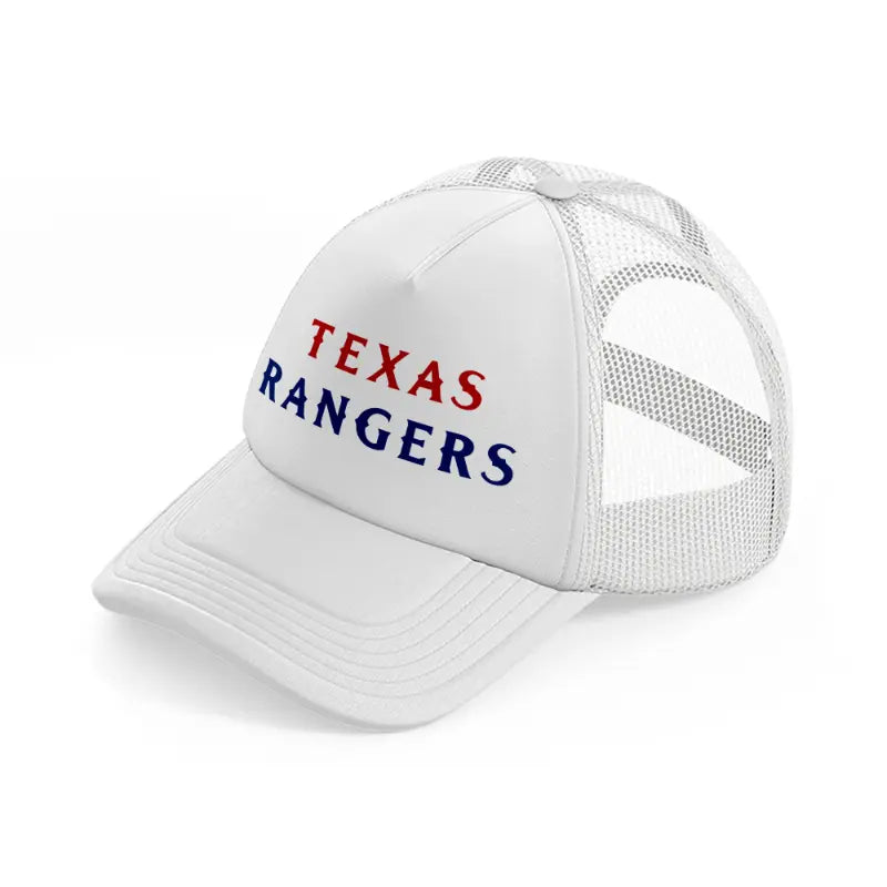 texas rangers classic white trucker hat