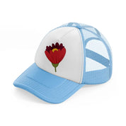 floral elements-34-sky-blue-trucker-hat
