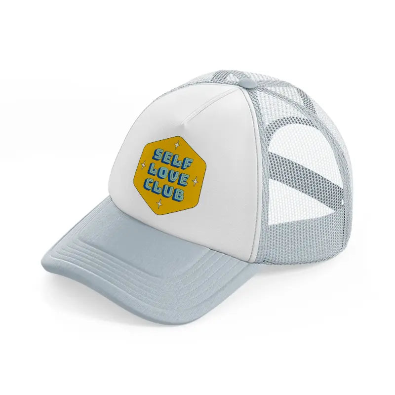 love quotes 02 grey trucker hat