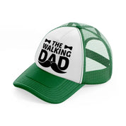 the walking dad-green-and-white-trucker-hat