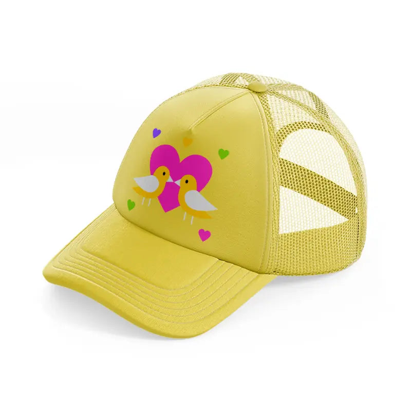 valentines-day-gold-trucker-hat