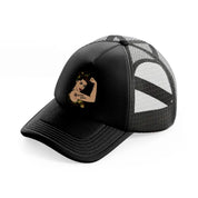 army mom-black-trucker-hat