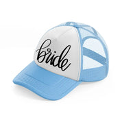 17. bride sky blue trucker hat