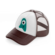 green monster-brown-trucker-hat