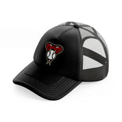 arizona diamondbacks emblem-black-trucker-hat