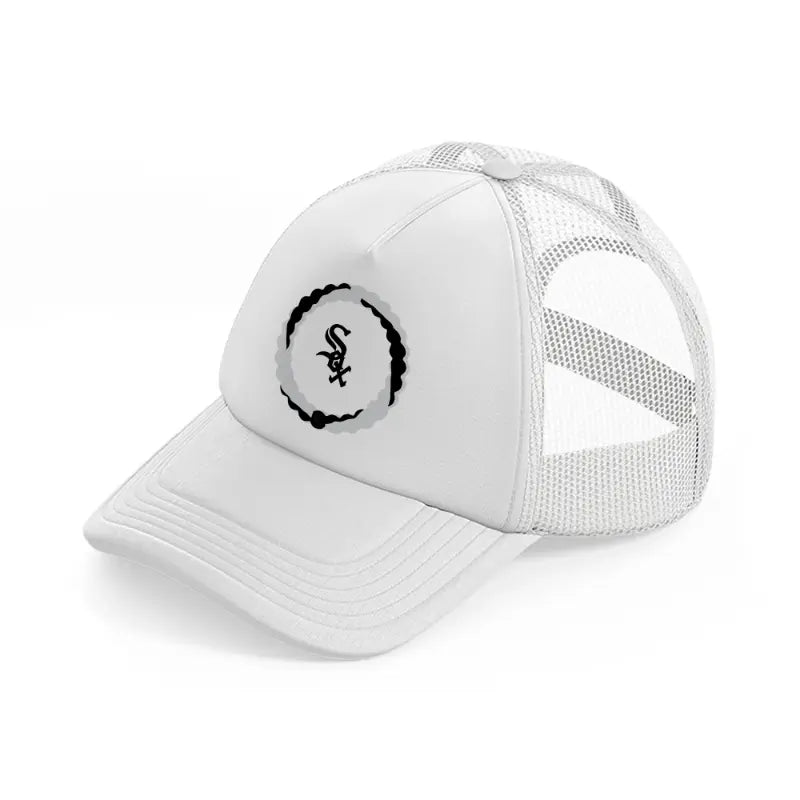 chicago white sox supporter-white-trucker-hat