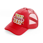 groovy quotes-06-red-trucker-hat