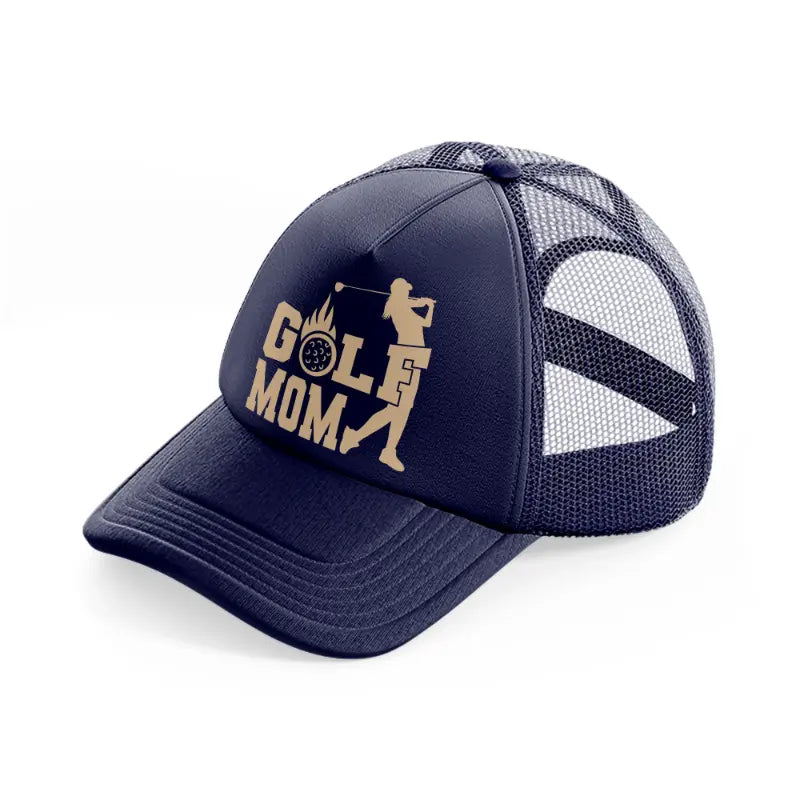 golf mom-navy-blue-trucker-hat