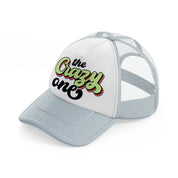 the crazy one grey trucker hat