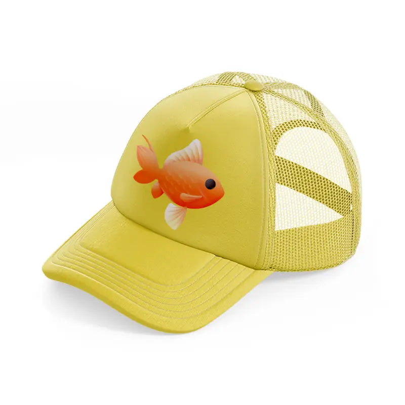 goldfish (1)-gold-trucker-hat