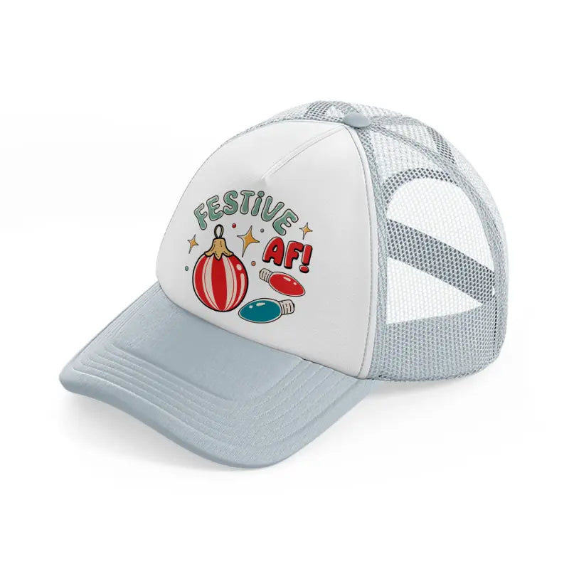 festive-af-grey-trucker-hat