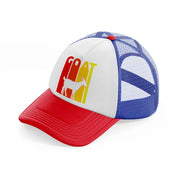 goat retro vintage-multicolor-trucker-hat