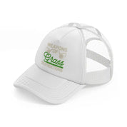 weapons of grass destructions green-white-trucker-hat