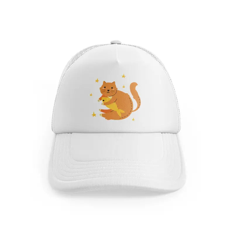 010-fish-white-trucker-hat