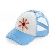 floral elements-16-sky-blue-trucker-hat