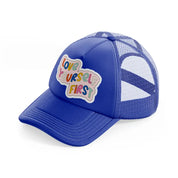 love quotes 27 blue trucker hat