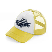 vector truck yellow trucker hat