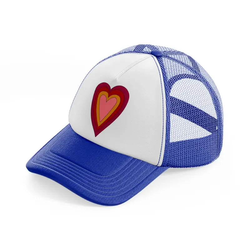 groovy shapes-32-blue-and-white-trucker-hat