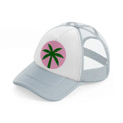 groovy 60s retro clipart transparent 08 grey trucker hat