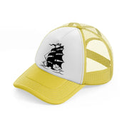 vector ship-yellow-trucker-hat