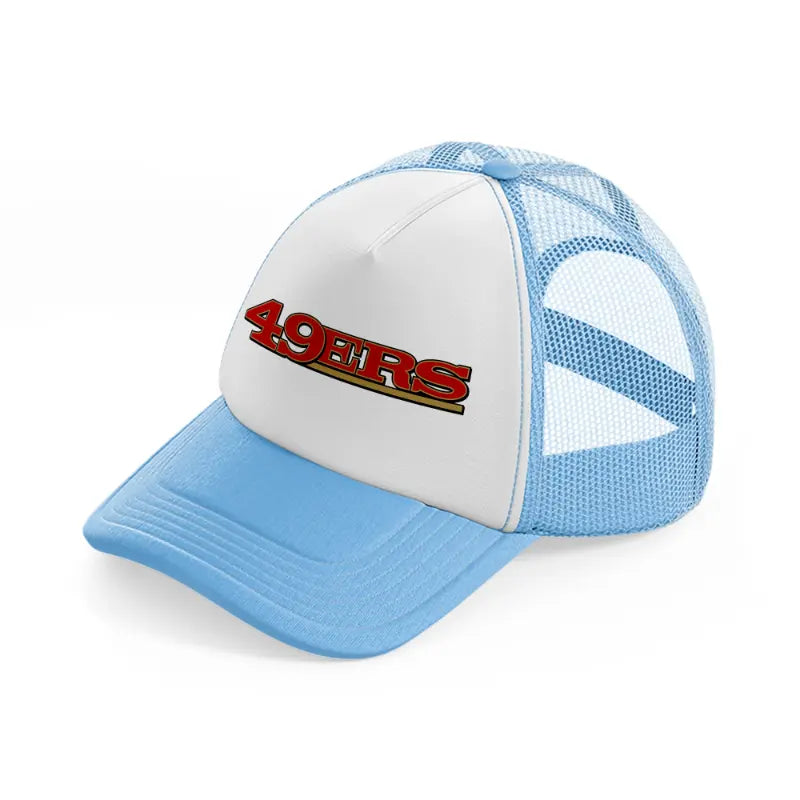49ers retro-sky-blue-trucker-hat