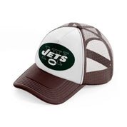 new york jets supporter-brown-trucker-hat