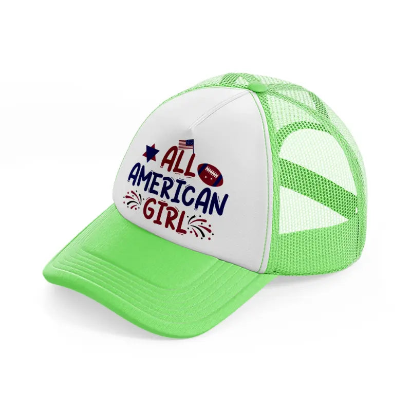 all american girl-01-lime-green-trucker-hat