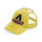 arizona diamondbacks vintage gold trucker hat