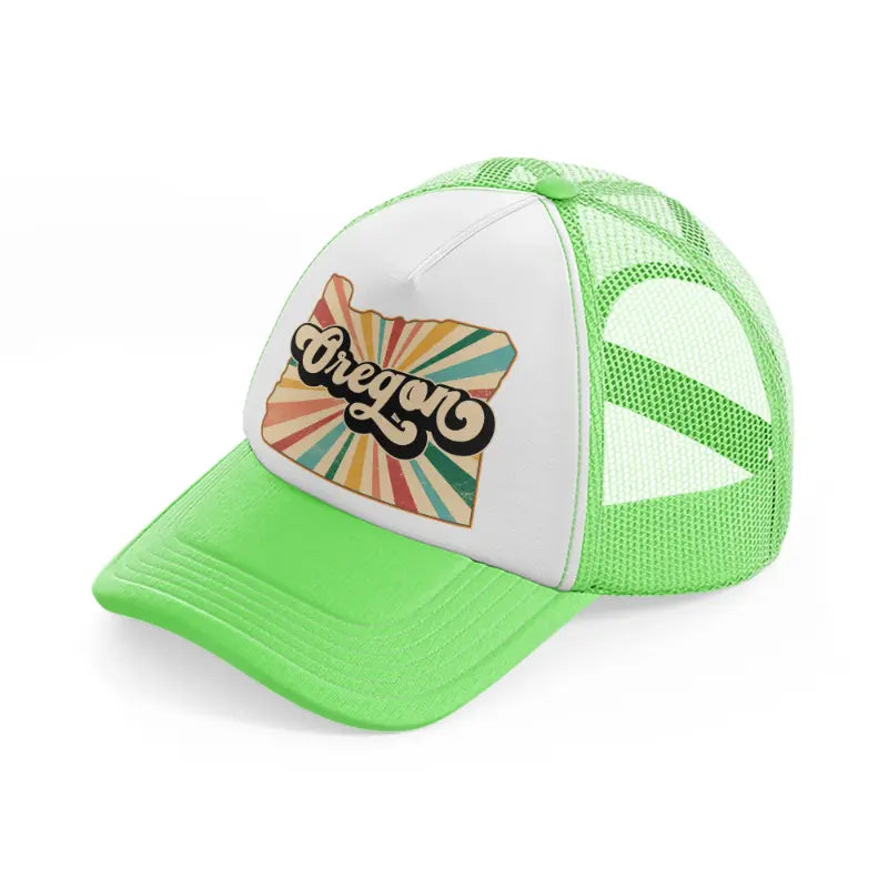 oregon-lime-green-trucker-hat