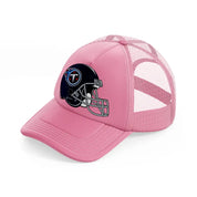 tennessee titans helmet-pink-trucker-hat