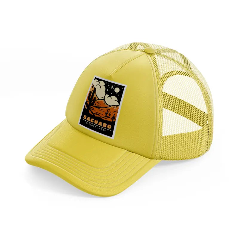 saguaro national park-gold-trucker-hat