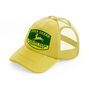 john deere quality farm equipment-gold-trucker-hat
