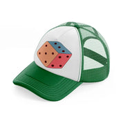 groovy elements 57 green and white trucker hat