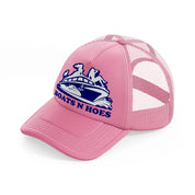 Boats N Hoes pink Trucker Hat