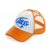 detroit lions dilly dilly-orange-trucker-hat