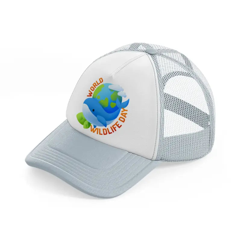 world-wildlife-day (3)-grey-trucker-hat
