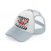 i put the ho in holiday-grey-trucker-hat