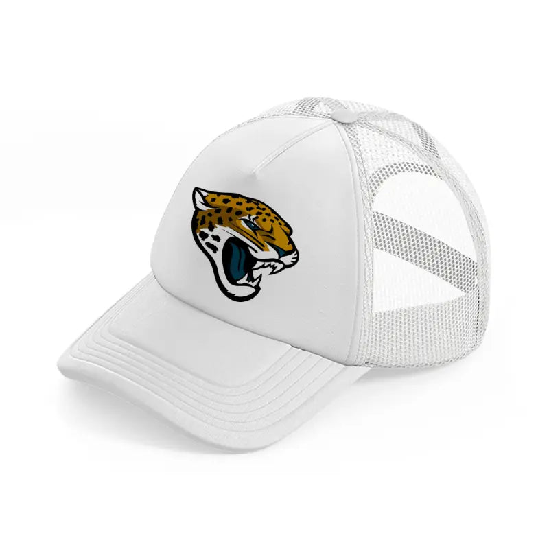 jacksonville jaguars emblem-white-trucker-hat