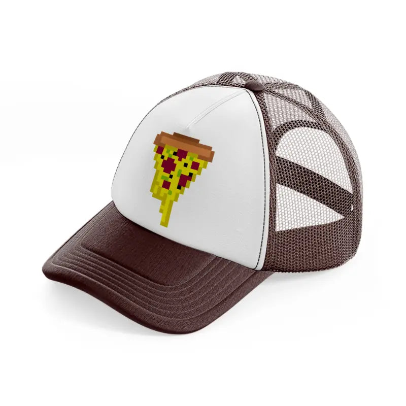 pizza-brown-trucker-hat