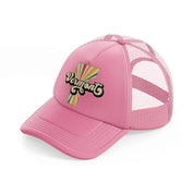 vermont pink trucker hat