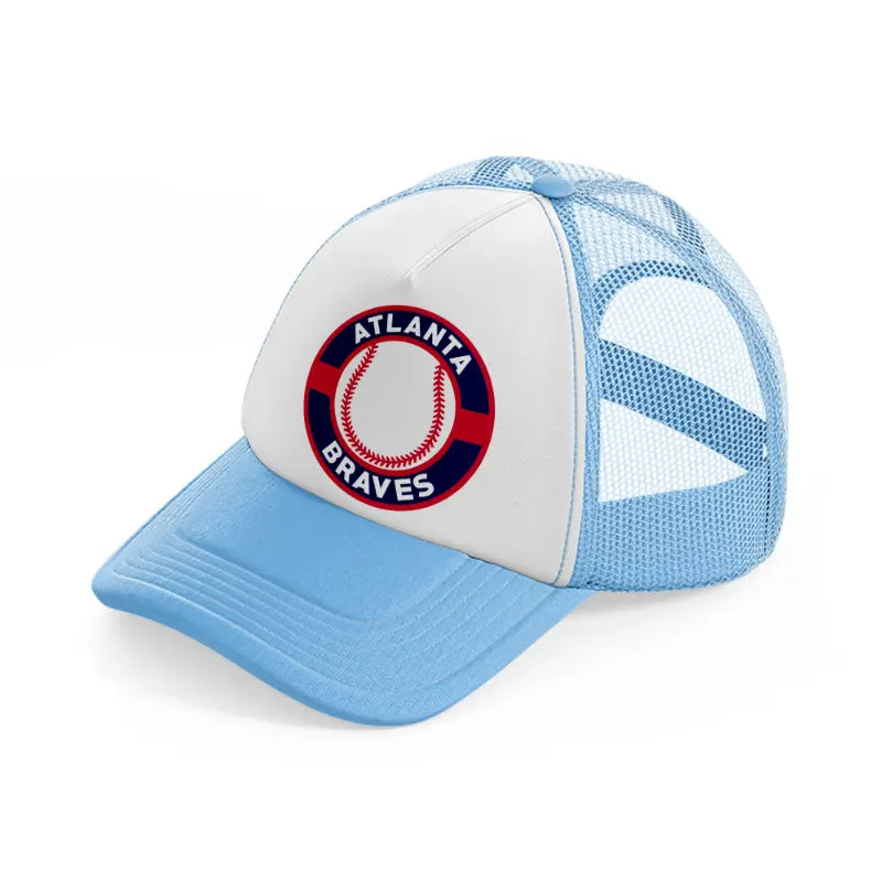 atlanta braves retro-sky-blue-trucker-hat