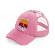 best golf grandpa ever pink trucker hat