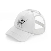 mickey rope white trucker hat