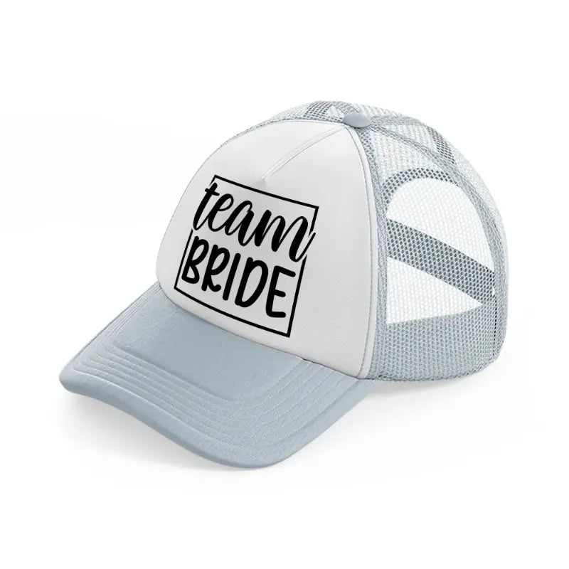 design 09 grey trucker hat