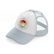 may the couse be with you circle grey trucker hat