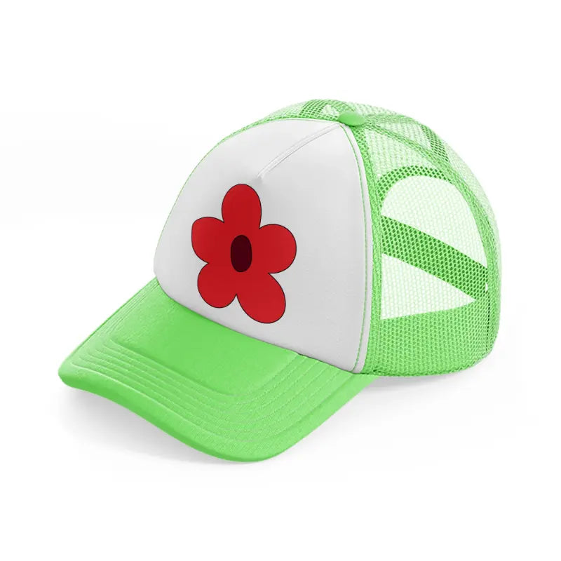 floral elements-41-lime-green-trucker-hat