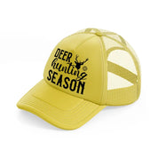 deer hunting season-gold-trucker-hat